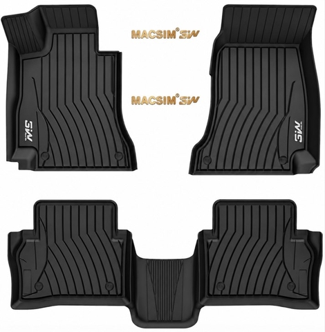 Thảm lót sàn ô tô TPE Mercedes CLA 2014-2019 Macsim 3W