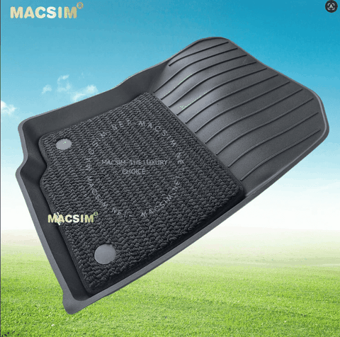Thảm nhựa đúc khuôn ô tô Mitsubishi Outlander 2013-2025 Macsim 3W 2 lớp