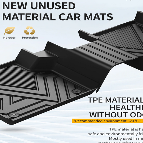 Thảm lót sàn ô tô Volkswagen Teramont X Macsim 3W – TPE đúc khuôn cao cấp, Dễ vệ sinh