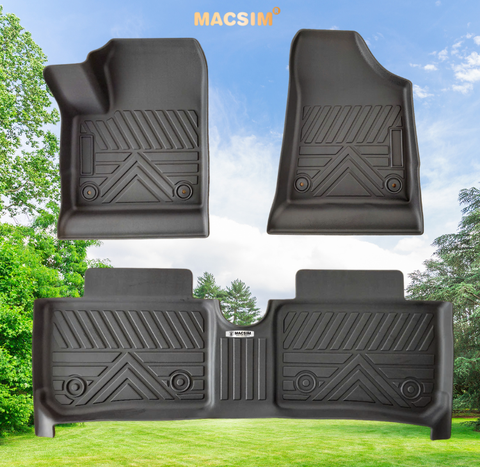 Thảm lót sàn ô tô Vinfast Vf5 Macsim - Tpe chuẩn phom, Dễ Vệ Sinh (Mã 03)