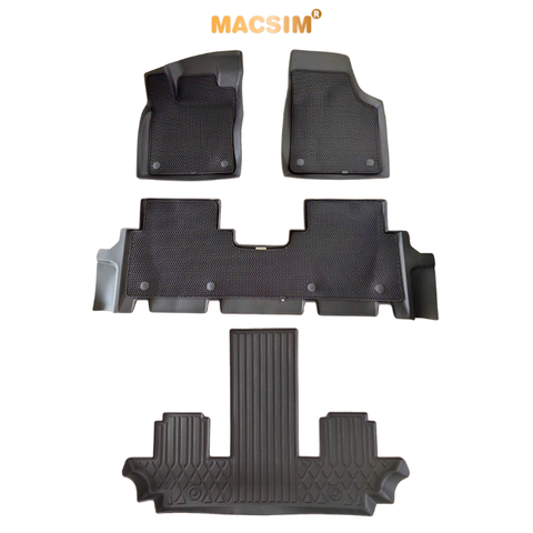 Thảm sd1 2 lớp dạng lưới lục giác Volkswagen Viloran 2023+  bề mặt cao su siêu sạch