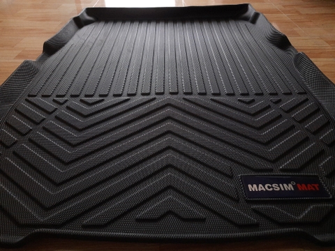 Thảm lót cốp xe ô tô Vinfast Lux A 2018-đến nay nhãn hiệu Macsim chất liệu TPV cao cấp màu be