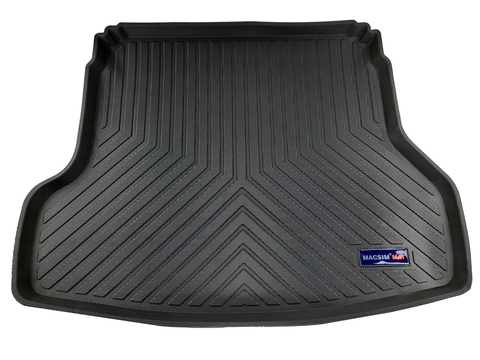 Thảm lót cốp hn xe ô tô Kia K3 ( Kia Cerato) 2017-đến nay  nhãn hiệu Macsim chất liệu TPV cao cấp màu đen(AT012)