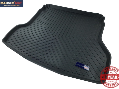 Thảm lót cốp hn xe ô tô Kia K3 ( Kia Cerato) 2017-đến nay  nhãn hiệu Macsim chất liệu TPV cao cấp màu đen(AT012)