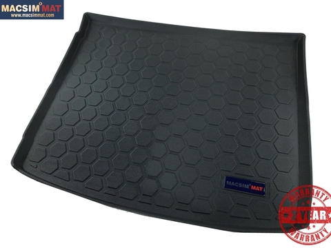 Thảm lót cốp hn xe ô tô Porsche Cayenne 2012-2018 (trừ 2015 3.0T) nhãn hiệu Macsim chất liệu TPV cao cấp màu đen (015)