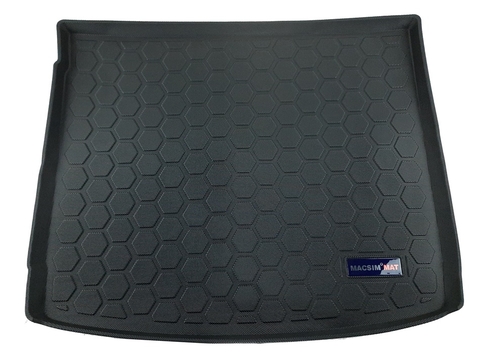 Thảm lót cốp hn xe ô tô Porsche Cayenne 2012-2018 (trừ 2015 3.0T) nhãn hiệu Macsim chất liệu TPV cao cấp màu đen (015)