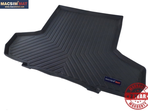 Thảm lót cốp hn xe ô tô Porsche Panamera 2014-2017 nhãn hiệu Macsim chất liệu TPV cao cấp màu đen(265)