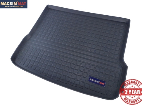 Thảm lót cốp xe ô tô Audi Q5 2010 - 2017 nhãn hiệu Macsim chất liệu TPV cao cấp màu đen(004)