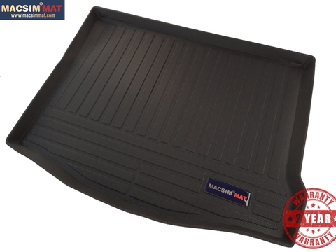 Thảm lót cốp chuẩn phom xe ô tô Ford Focus (Hatchback) 2012-2017 nhãn hiệu Macsim chất liệu TPV cao cấp màu đen (062)