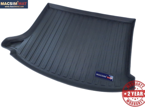 Thảm lót cốp hn xe ô tô MAZDA 3 (HATCHBACK) 2014-2017  nhãn hiệu Macsim chất liệu TPV cao cấp màu đen (196)
