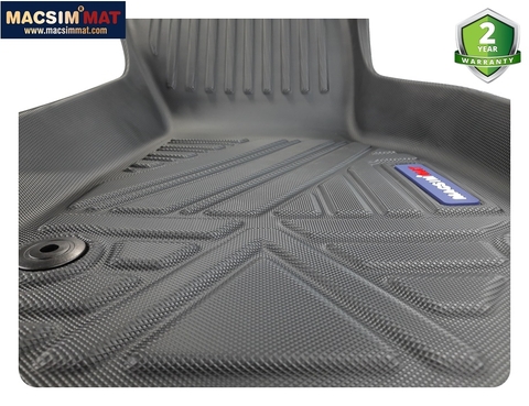 Thảm lót sàn xe ô tô Audi A7 2019 + qd Nhãn hiệu Macsim chất liệu nhựa TPV cao cấp màu đen