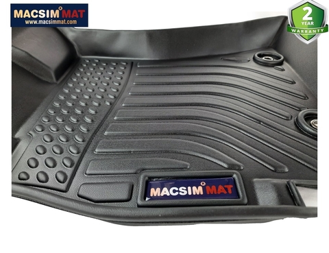 Thảm sd lót sàn xe ô tô Subaru outback 2015-2019 Nhãn hiệu Macsim chất liệu nhựa TPE cao cấp màu đen