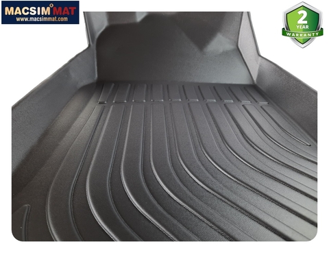 Thảm sd1 lót sàn xe ô tô Toyota Avanza 2015-2020 Nhãn hiệu Macsim chất liệu nhựa TPE cao cấp màu đen