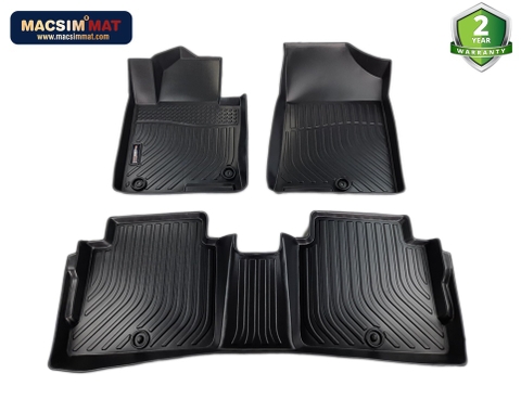 Thảm sd Kia Optima 2016- 2020 Nhãn hiệu Macsim chất liệu nhựa TPE cao cấp màu đen