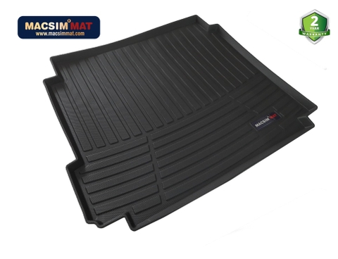 Thảm lót cốp ô tô BMW X5 2008-2017 / LUX SA MACSIM màu đen – TPV cao cấp, chuẩn form, dễ vệ sinh  (mã 05)