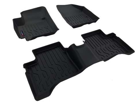 Thảm lót sàn xe ô tô Suzuki Celerio 2016 - nay (2 hàng ghế) Nhãn hiệu Macsim chất liệu nhựa TPV cao cấp màu đen (074)