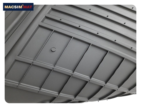 Thảm lót cốp xe ô tô Audi Q3 2019+ nhãn hiệu Macsim 3W chất liệu TPE cao cấp màu đen