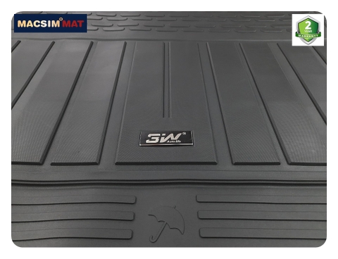 Thảm lót cốp xe ô tô Landrover discovery sport 2020 nhãn hiệu Macsim 3W chất liệu TPE cao cấp màu đen