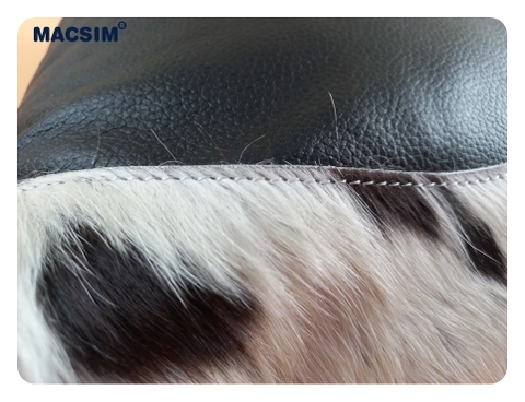 Gối tựa lưng ô tô, gối tựa đầu đa năng, gối sofa cao cấp Macsim kích thước 40cm x 40cm màu trắng đen (lông viền)