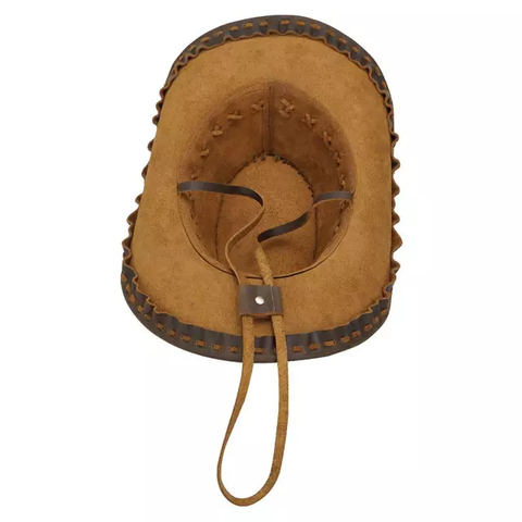 Mũ phớt cao bồi -  Mũ cao bồi - Mũ golf thủ - Chất liệu da thô nguyên miếng cao cấp nhãn hiệu Macsim