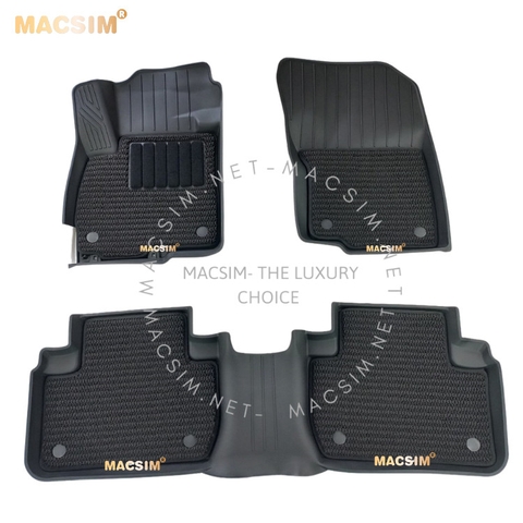 Thảm Lót Sàn Ô Tô Mitsubishi Outlander 2013-2025 Macsim 3W 2 lớp – TPE đúc khuôn cao cấp, Sử dụng lâu dài