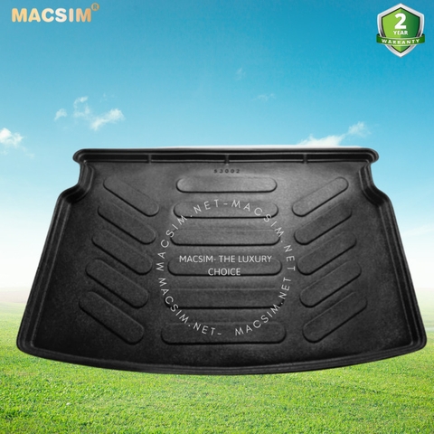 Thảm lót cốp ô tô Mazda 3 Sedan (2003-2009) MACSIM màu đen – TPU cao cấp, chuẩn form, sử dụng lâu dài
