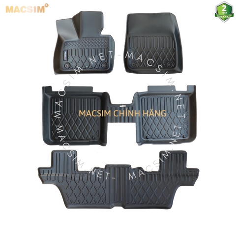Thảm lót sàn ô tô Vinfast VF9- 6 chỗ Macsim - Tpe chuẩn phom, Sử dụng lâu dài (Mã 01)