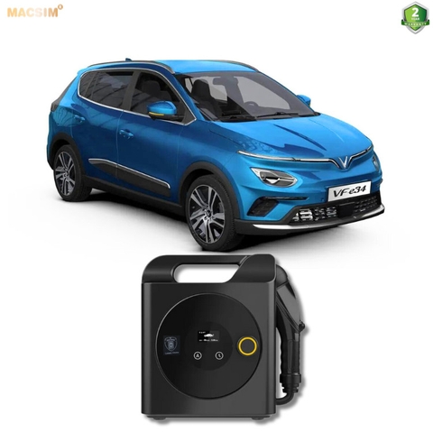 Sạc di động cao cấp ô tô điện Vinfast e34  - Sạc di động cao cấp ev 3,68KW (6-16A) chính hãng Macsim
