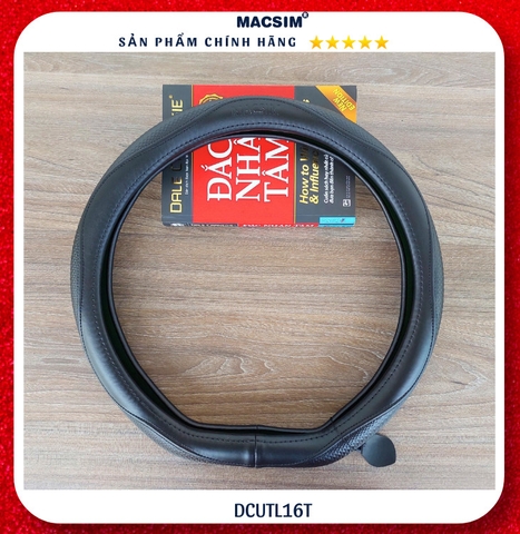 Bọc Vô Lăng Ô Tô VinFast VF8 MACSIM – Dcut L16T-2 – Da thật, lõi cao su non