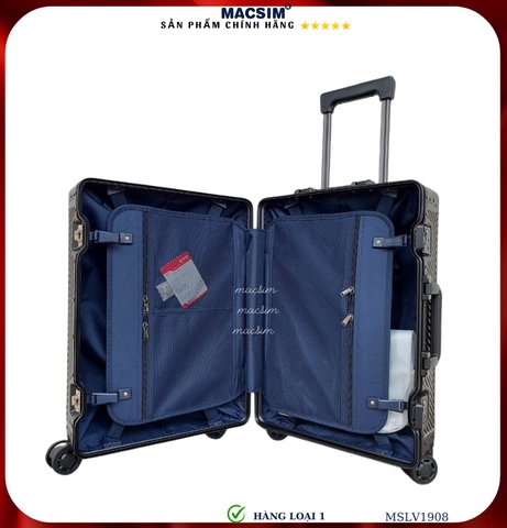 Vali cao cấp Macsim MSLV1908 20 Inch Màu Đen
