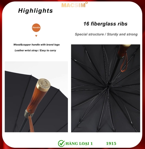 Ô Dù cao cấp Nhãn hiệu Macsim RST Mã 1915