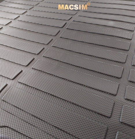 Thảm lót cốp xe ô tô Volkswagen Teramont - Nhãn hiệu Macsim chất liệu nhựa TPE cao cấp màu đen