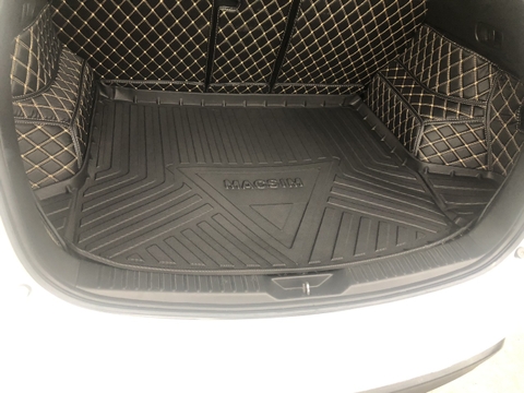 Thảm lót cốp ô tô Mazda CX5 2017+ Macsim - TPV cao cấp chuẩn phom (mã 06)