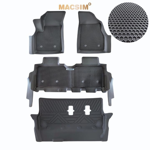 Thảm Lót Sàn Ô Tô VinFast VF MPV 7 2026+ Macsim – 2 Lớp cao su, Chuẩn Phom, Dễ Vệ Sinh(Mã 03)