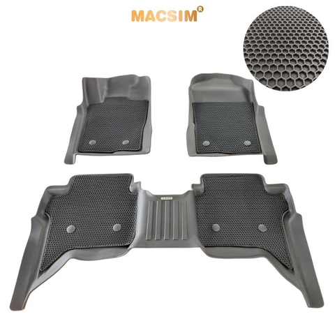 Thảm Lót Sàn Ô Tô Ford Ranger 2023+ Macsim – 2 Lớp Cao Su, Chuẩn Phom, Dễ Vệ Sinh (Mã 03)