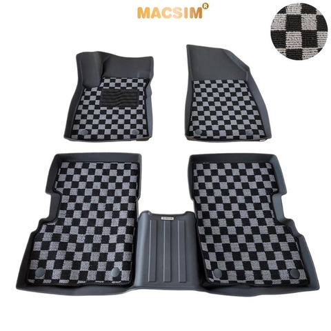 Thảm lót sàn ô tô  MG ZS Macsim – Ca rô, chuẩn phom, Sử dụng lâu dài (Mã 03)