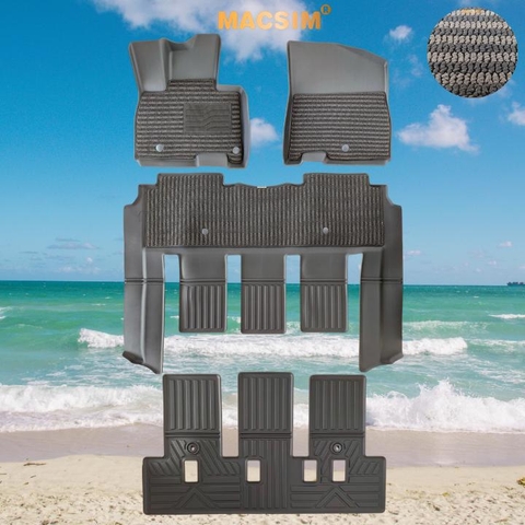 Thảm Lót Sàn Ô Tô Kia Carnival 2022+Macsim – Dệt thô chuẩn phom, dễ vệ sinh (Mã 03)