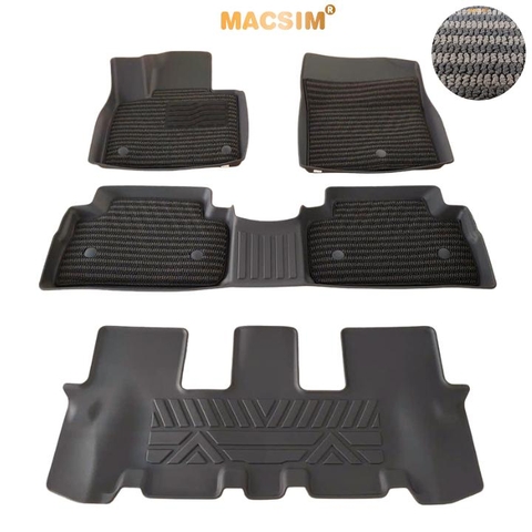 Thảm Lót Sàn Ô Tô Huyndai Santafe (2019-2023) Macsim – Dệt thô chuẩn phom, Sử dụng lâu dài (Mã 03)