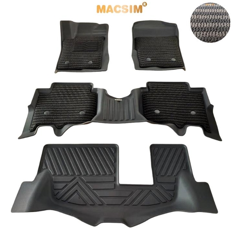 Thảm Lót Sàn Ô Tô Ford Everest 2023+ Macsim – Dệt thô chuẩn phom, dễ vệ sinh (Mã 03)