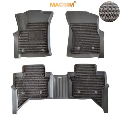 Thảm Lót Sàn Ô Tô Toyata Hilux 2026+ Macsim – Dệt thô chuẩn phom, dễ vệ sinh (Mã 03)