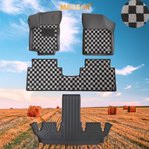 Thảm lót sàn ô tô Volkswagen Viloran 2023+ – Ca rô, chuẩn phom, Sử dụng lâu dài (Mã 03)