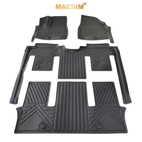 Thảm lót sàn ô tô Kia Sedona Macsim - Tpe chuẩn phom, Sử dụng lâu dài (Mã 03)
