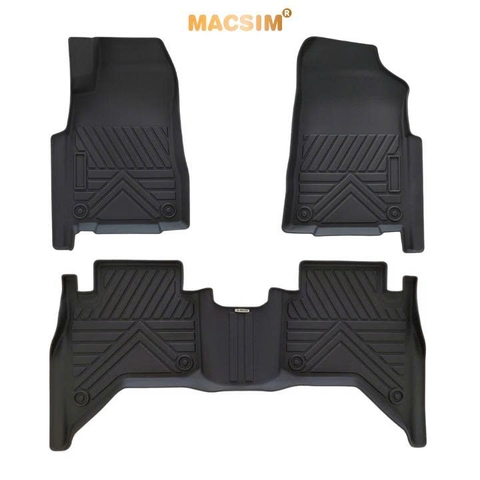 Thảm lót sàn ô tô Isuzu Dmax 2015-2020 Macsim - Tpe chuẩn phom, dễ vệ sinh (Mã 03)