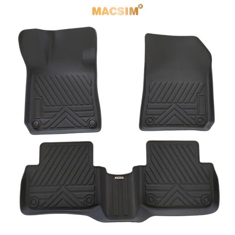Thảm lót sàn ô tô Peugoet 408 Macsim - Tpe chuẩn phom, dễ vệ sinh (Mã 03)