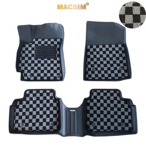 Thảm lót sàn ô tô Huyndai Elantra 2023+ Macsim – Ca rô, chuẩn phom, Sử dụng lâu dài (Mã 03)