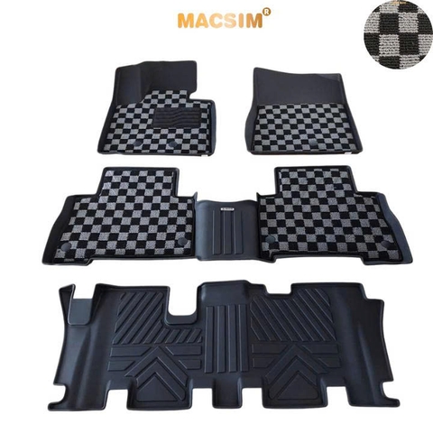 Thảm lót sàn ô tô Kia Sorento 2014-2020 Macsim – Ca rô, chuẩn phom, Dễ Vệ Sinh (Mã 03)