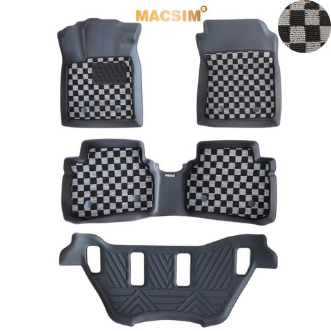 Thảm lót sàn ô tô Honda BRV Macsim – Ca rô, chuẩn phom, Dễ Vệ Sinh (Mã 03)