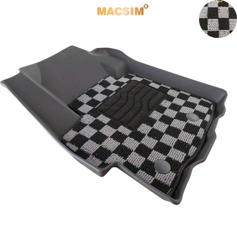 Thảm lót sàn ô tô Mitsubishi Xpander Macsim – Ca rô, chuẩn phom, Dễ Vệ Sinh (Mã 03)