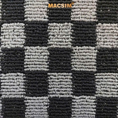 Thảm lót sàn ô tô Mazda 3 2020- nay Macsim – Ca rô, chuẩn phom, dễ vệ sinh (Mã 03)