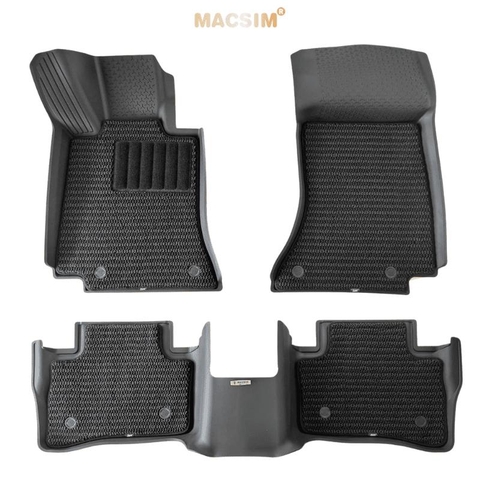Thảm lót sàn ô tô TPE Mercedes E 2024-2026 Macsim 3W 2 lớp